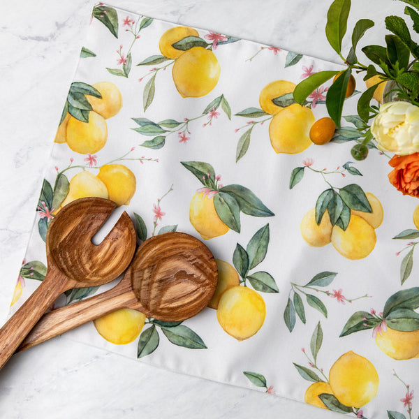 Lemons| Eco-Friendly Table Linens | Wolf & Irving