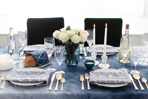 Aurora Napkins & Runners - Black Twine - Wolf & Irving