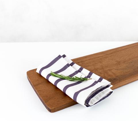 Thin Stripes - Eggplant - Wolf & Irving
