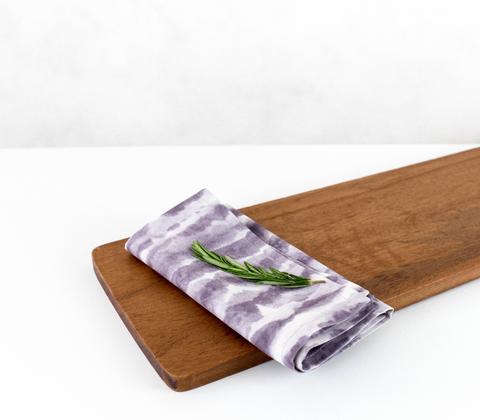 Shibori Clouds - Eggplant - Wolf & Irving